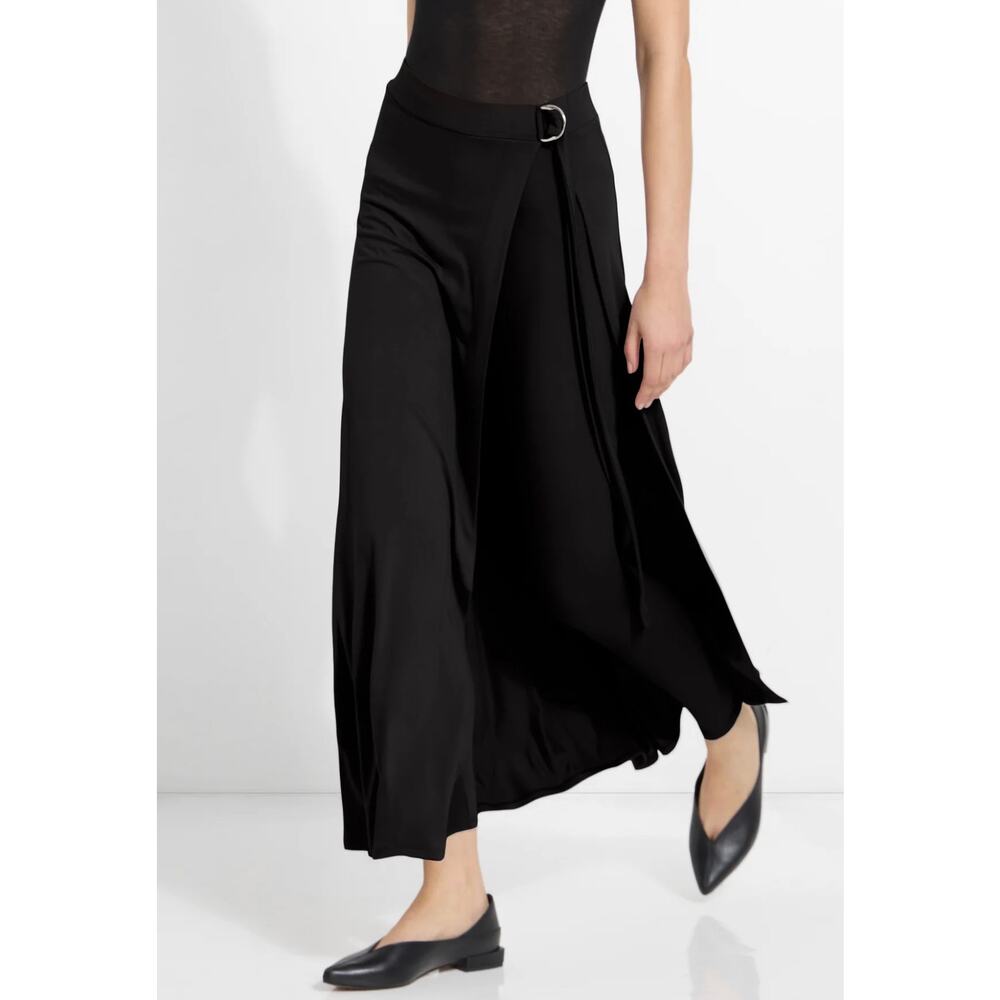 NWT Marcella Waverly Maxi Skirt Pants Leggings Soft Jersey Sash Belt LargePetite